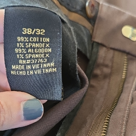 Savane Men's Charcoal Dress Pants - Picture 5 of 5